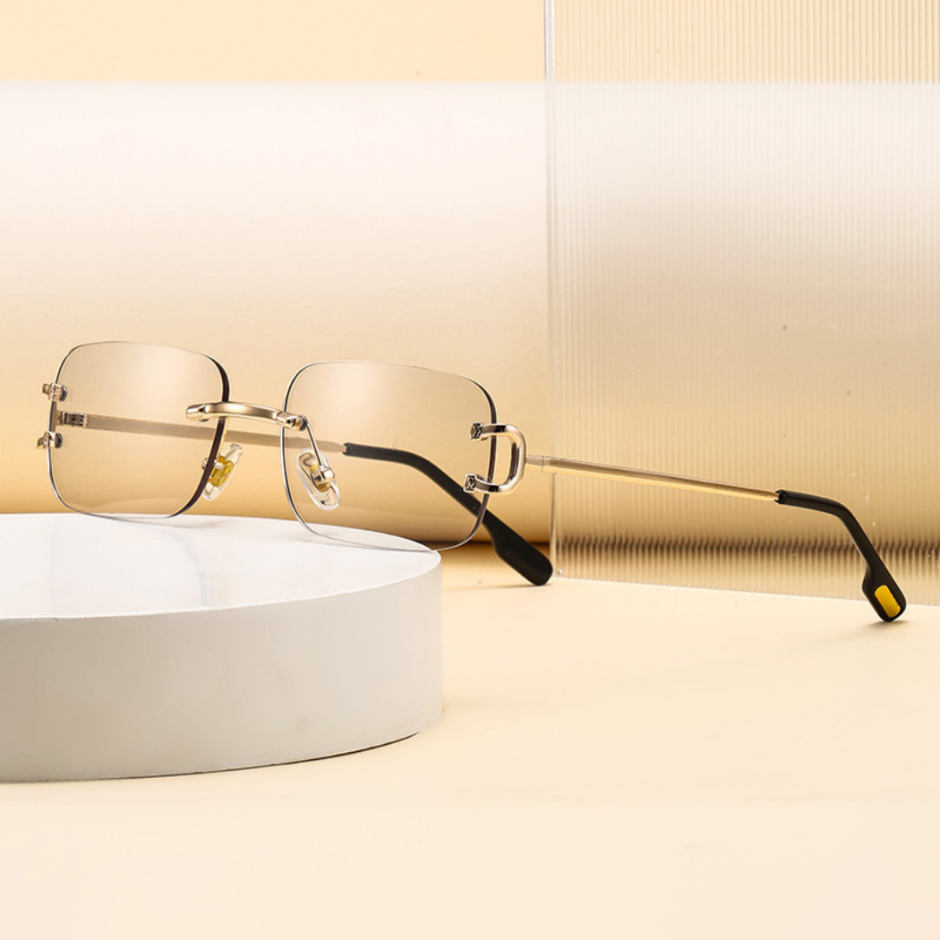 Ochelari Heliomati Frameless Auriu - Barbati