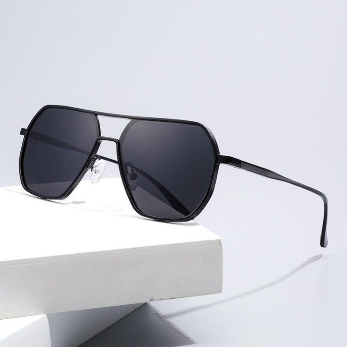 Ochelari de Soare Bărbați Aviator Hexagonal – Lentile UV400