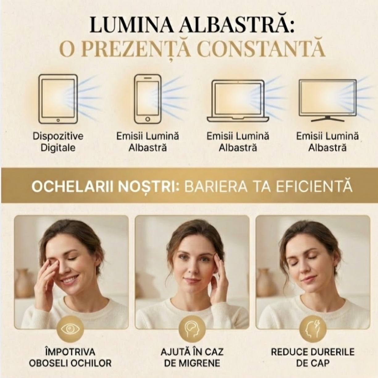 Rame Ochelari Protectie Calculator Stil Cat Eye - Femei