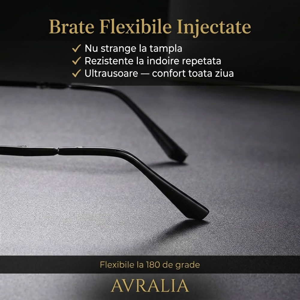 Ochelari Heliomati Bărbați Dreptunghiulari – Ramă Metalică Gun Metal