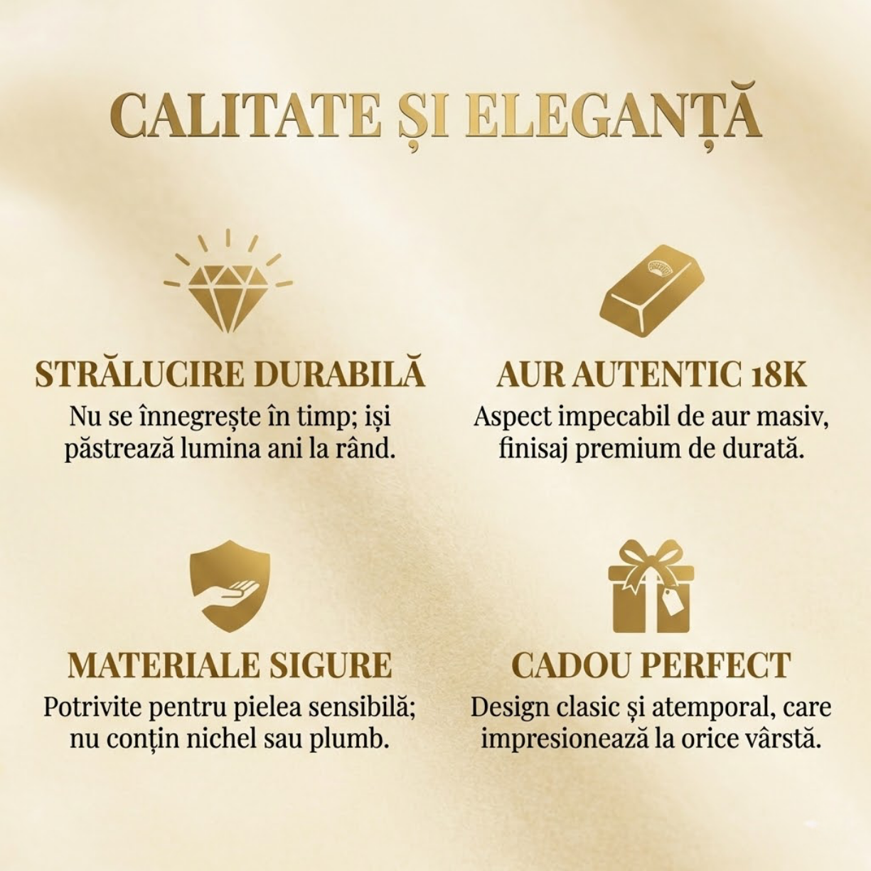 Set Cadou Mama - Lantisor Perla placat cu Aur 18K