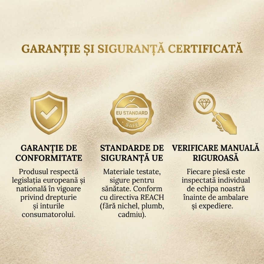 Brățară cu Margaretă și Cristal – Placată cu Aur 18K