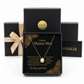 Cadou Mama - Lănțișor cu perlă placat cu aur 18K AVRALIA