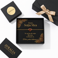Cadou Soție - Brățară placată cu aur 18K cu inimă roșie AVRALIA