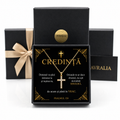 Cadou Religios - Lănțișor cu cruce placat cu aur 18K AVRALIA